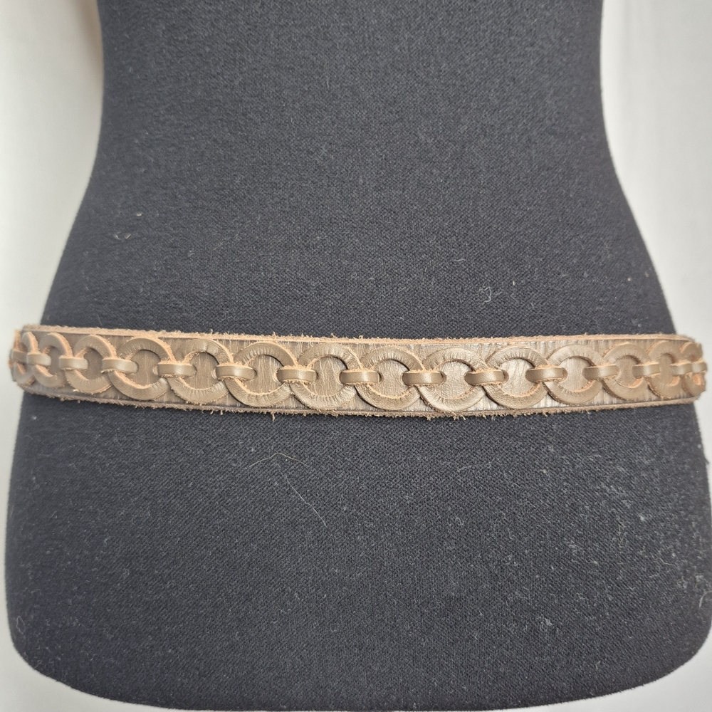 Amsterdam Heritage "Anisa" Skinny Leather Belt - Size S - Picture 13 of 16
